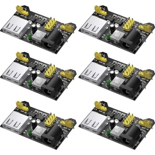 6 Pcs AMS1117-3.3 DC-DC Step-Down Power Module AMS1117-3.3V 5.0V Buck Module 1000MA