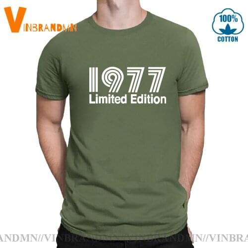The 70s Clothing Limited Edition 1977 T Shirt men Best Father Birthday gift Made In 1977 T-shirt 1977 Birth Year tshirt