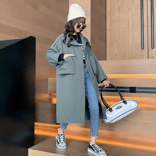 2021 Spring Autumn Girls Jacket Coat Children Outerwear Coat Long Sleeve Kids Clothes Baby Girls Jackets For Baby Girl 2-14Years