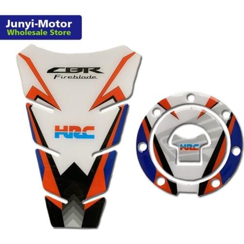 For Honda CBR600RR CBR600 RR CBR1000RR CBR1000 RR 3D Motorcycle Sticker Decoration Gap Fuel Tank Pad Protector Decals Sticker