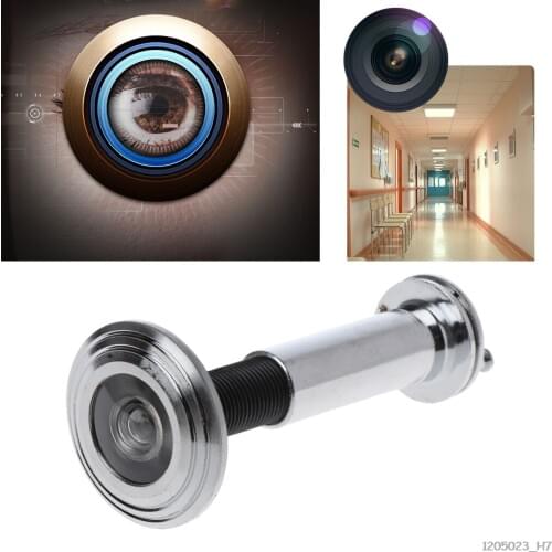 220 Degree Wide Door Viewer Privacy Cover Adjustable Security Door Eye Viewer