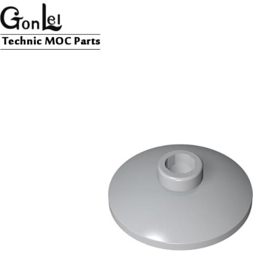 100Pcs/Lot MOC Brick Plates Round and Dishes 2x2 Inverted Parts Building Blocks DIY Creative Toys Compatible with Rebrickable