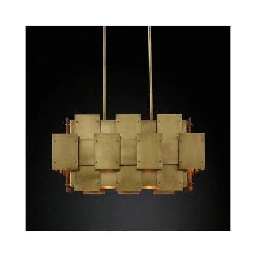 Post-modern all copper Nordic creative personality Nordic designer clothing store office model room bar chandelier led