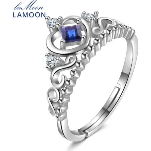Кольца с сапфирами LAMOON China At AliExpress