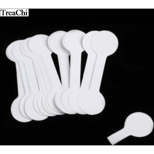Wholesale 100 Pcs Mini Handy Jewelry Display Tags White Round Self-sticker Paper Ring Display Price Tags