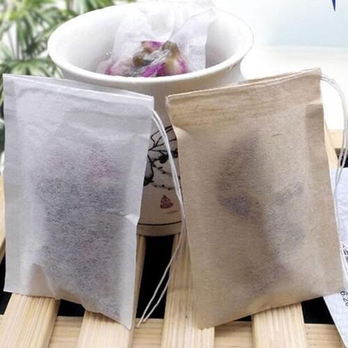 6*8cm Hanging Ear Drip Tea Filter Paper Bag Eco-friendly Material Herbal Power Disposable DIY Tea Strainer No Bleach ZA1419