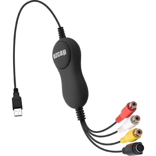 Analog Video converter, record and digitalize analog video from VHS,VCR,DVD Player to digital format, HDMI output and AV output