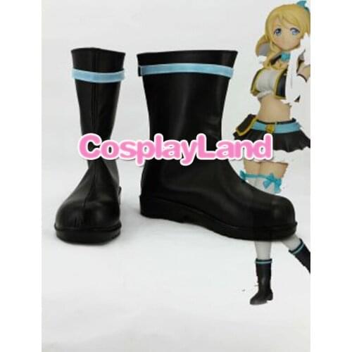 Customize Boots Love Live ! Ayase Eli Cosplay Boots Cosplay Costume Anime Party Shoes