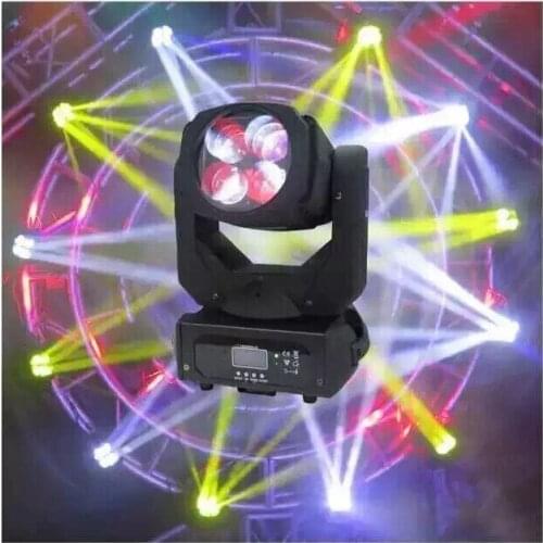 4pcs/lot Cheap led bar lights 4pcsX25W 4 in 1 RGBW led super beam mini moving head dj disco dmx stage light for party wedding