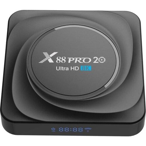 TV Box X88 Pro 20 RK3566 Android 11 8GB RAM 128GB ROM Support 8K 24fps 2.4G/5G WiFi 1000M Google Play Youtube X88pro Smart TVbox