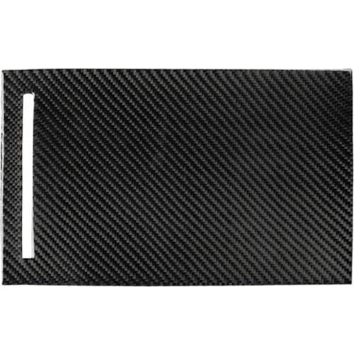 Carbon Fiber Car Center Control Armrest Protection Stickers for Tesla Model X Car Interior Accessories