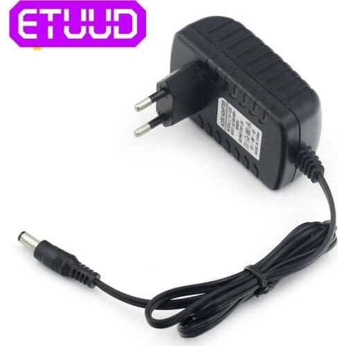 1PCS EU US UK Plug Driver Adapter AC110V 220V to DC 12V 2A 5.5*2.1mm LED Power Supply For LED Strip Lights Transformer Adapter