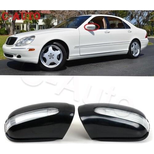 Car Front Door Mirror Housing Cover Turn Signal Light For Mercedes-Benz S430 S500 CL500 2000-2003 2208100164 2208100264