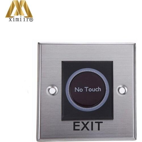 Access Control Sensor Stainless Steel Infrared Exit Button E10A Exit Swich Push Button