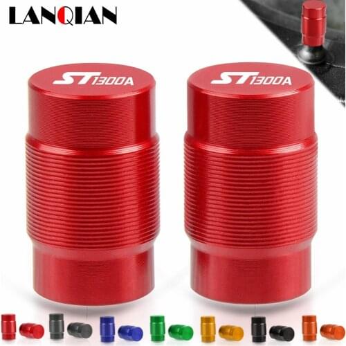 For Honda ST1300A Motorcycle Aluminum Wheel Tire Valve Stem Caps Airtight Covers ST 1300 A 2003 2004 2005 2006 2007 Parts