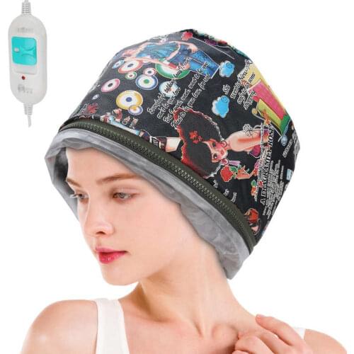 Electric Hair Hat Detachable Hair Oil Treatment Heating Cap Hair Care Tool CN Plug 220V Hair Care For Home