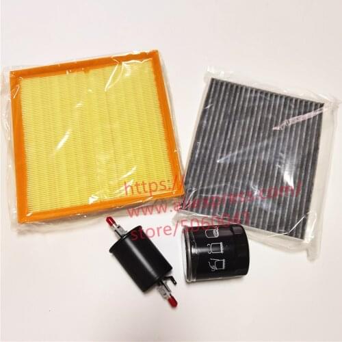 Filter set air filter + cabin filter + oil + fuel filters for Zotye T600 4pcs/set