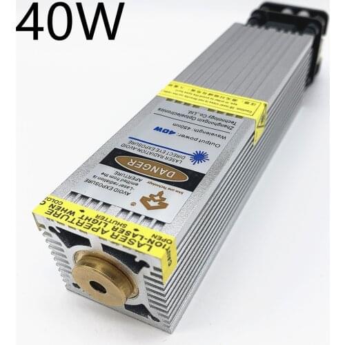 40W laser module, laser head, ultra-fast engraving of stainless steel and oxidized metal, for CNC laser engraving, with PWM/TTL