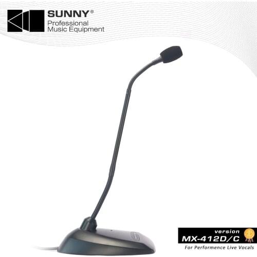 Free shipping shure mic MX412 MX-412 DC KEBIT gooseneck Sound Studio recording wired desktop cardioid microphone for meeting