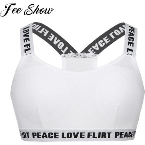 Fashion Girls Bra Sports Vest Teenagers Girl Underwear Training Bras Cotton Soft Teenagers Student Fitness Clothes Undergarment