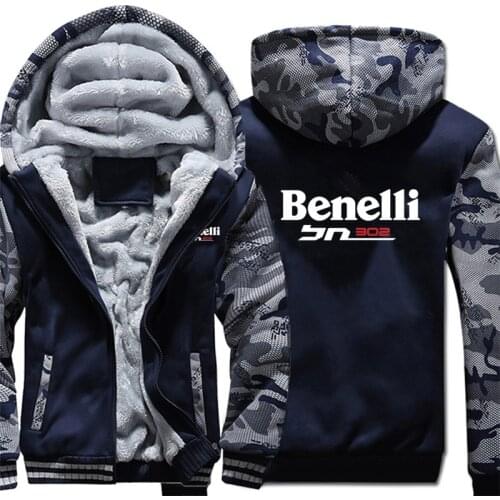 New Motorcycle Benelli BN 302 Hoodies Camouflage sleeve Pullover Winter Jacket Benelli BN 302 Sweatshirts Long Sleeve Coat