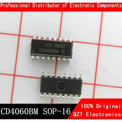 10PCS CD4060BM SOP-16 CD4060BM96 CD4060 4060 SOP16 SMD New and Original IC Chipset