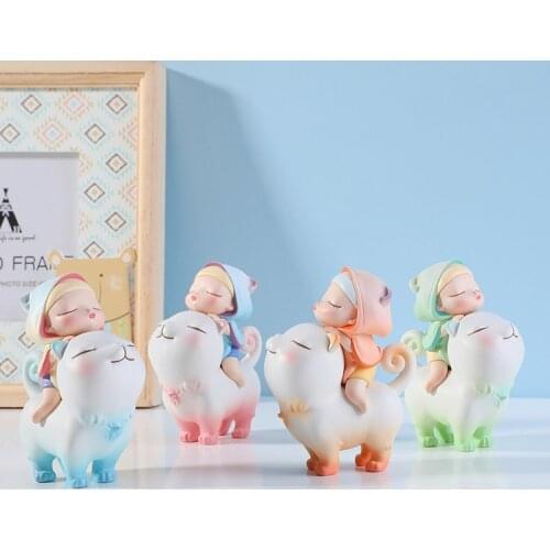 General Cat White Night Fairy Tales Komi Life Unicorn Lite Jelly Color Collection Trend Kid Doll Birthday Gift Kawaii Toy