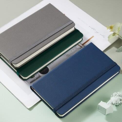 A6 Office Meeting Record Notebook Business Mark Schedule Planner Process Journal Book 80g Dowling Paper Texture PU Cover