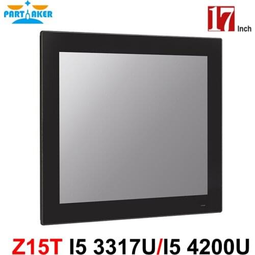 17 Inch Industrial Panel PC All In One PC Intel J1800 J1900 3855U i5 i7 CPU 10 Points Capacitive Touch Screen PC Computer