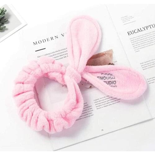 Makeup Headband Super Cute Rabbit Ears Face Wash Hair Band Rabbit Mask, Face Wash, Hair Band Freely Adjustable Size