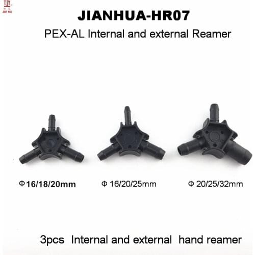 Plumber tool durable 2pcs 16/20/25/32mm PEX-AL Internal and external Reamer PPR Calibrator Fitting for Plumbing Pipe in China