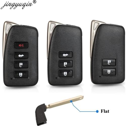 Jinyuqin 2/3/4 Button Remote Car Key Shell Cover For Lexus NX GS RX IS ES GX LX RC 200 250 350 LS 450H 300H Key Case Replacement