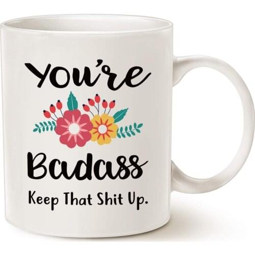 Christmas Gifts Funny Saying Quote Coffee Mug, Friend Present Cup White, 11 Oz