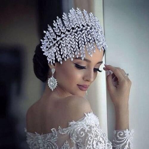 Bridal Rhinestone vintage head piece jewellery hair braids accessories handmade wedding headpiece for girl
