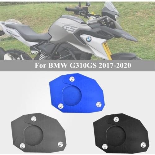 G310GS Kickstand Extension Plate For BMW G 310GS 2017 2018 2019 2020 G 310 GS Motorcycle Accessories Foot Side Stand Enlarge Pad