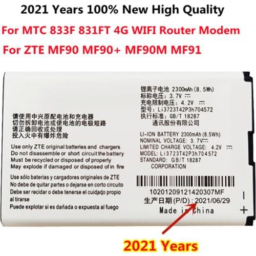 B-TAIHENG New High Quality Phone Battery Li3723T42P3h704572 For ZTE MF91 MF90 4G WIFI Router Modem Replacement Phone Battery