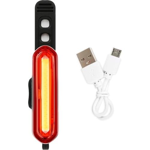 Bicycle Taillight Waterproof LED USB Charging Mountain Bike Cycling Light Taillight Outdoor Night Riding Warning Bicycle Light