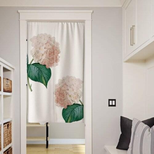 Pastoral Style Kitchen Curtains Thicken Cotton Linen Blackout Curtains Home Entrance Decor Door Curtain Hanging Partition