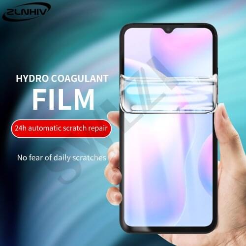 ZLNHIV soft full cove for redmi note 7 pro protective hydrogel film Not Glass 7A 7s phone screen protector
