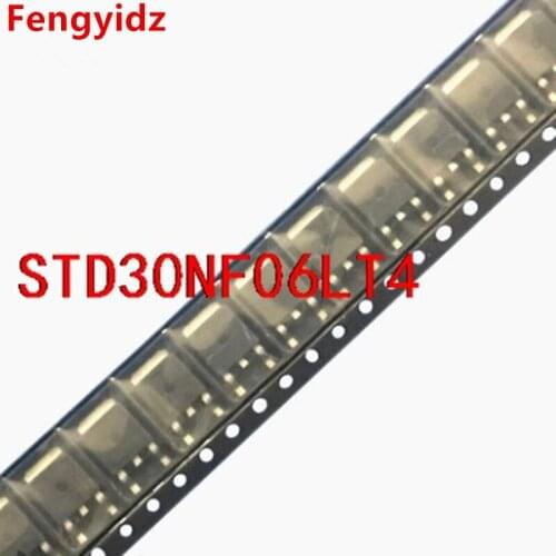 10pcs STD30NF06LT4 STD30NF06L D30NF06L TO-252