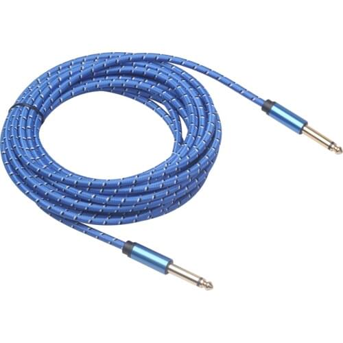 6M Electric Guitar Cable Wire Cord No Noise Shielded Bass Cable For Guitar Amplifier Accessories Musical Instruments
