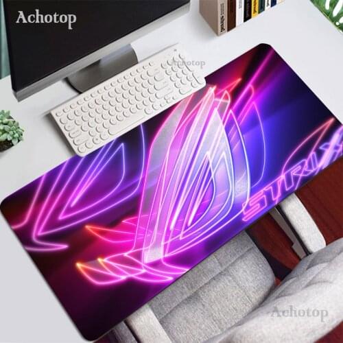 XXL Mouse pad ASUS Logo Latest Anime Tapis de souris 900X400 Large Gaming Mousepad ROG Anime Extension Gaming Keyboard Mouse Mat