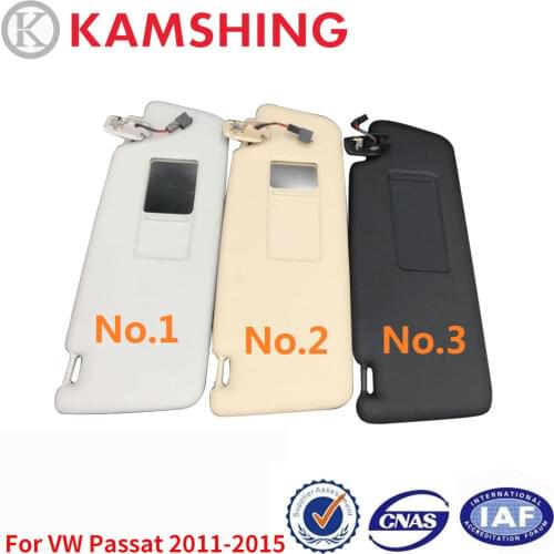 CAPQX 1PCS For VW Passat 11-15 Car Inner Sunvisor Sun Shade Front Visor Antidazzle Shield Sunshad Sun Shield With Mirror Glass