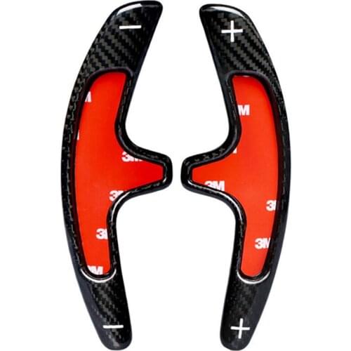 For Porsche Boxster Turbo 987 997 991 958 Carrera Panamera PDK Shifter Steering Wheel Shift Paddle Extension Cover Carbon Fiber