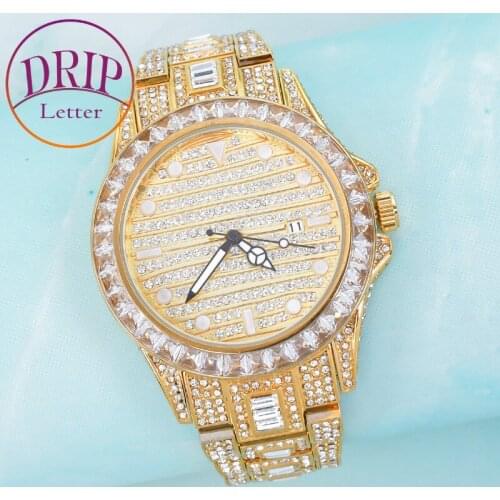 Drip letter Men's Watch