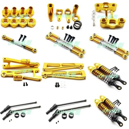 JLB Racing CHEETAH 1/10 Brushless RC Car spare parts Metal upgraded drive shaft Swing arm adapter shock absorber pull rod