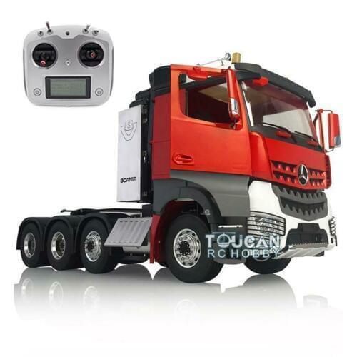 LESU RC 1/14 Metal Chassis Hercul Painted Cabin Tractor Truck Rack Model Radio THZH0850-SMT2