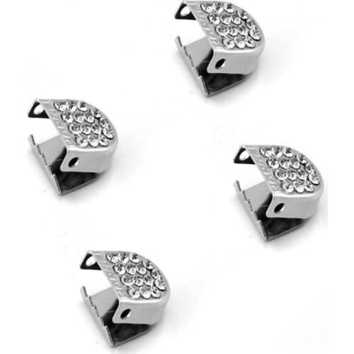 30pcs Diy Daisy Rhinestone Metal Shoelace Buckle Kit Sports Shoes Metal Shoelace Head Without Shoelace Shoelace Buckle Wholesale