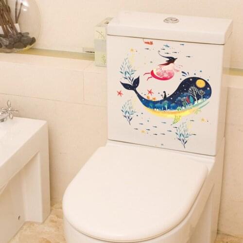 WC bathroom sticker Pedestal Bread cover sticker toilet stool Commode sticker home decoration Decoration 3D decor printed