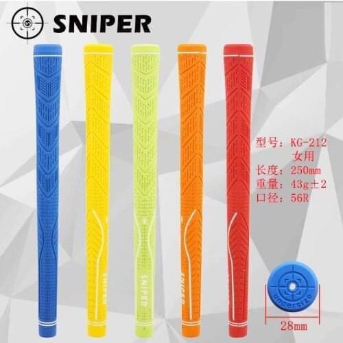 New womens Golf grips High quality rubber sniper KG-212 Golf irons wood grips 5 colors 8pcs/lot Golf clubs grips standard